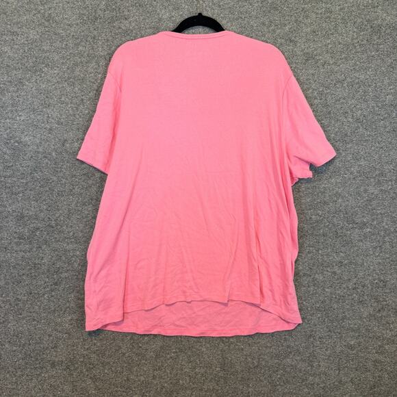 Talbots Shirt Womens 3X XXXL Pink Short Sleeve Plus Size Tshirt Normcore Capsule - Picture 7 of 8